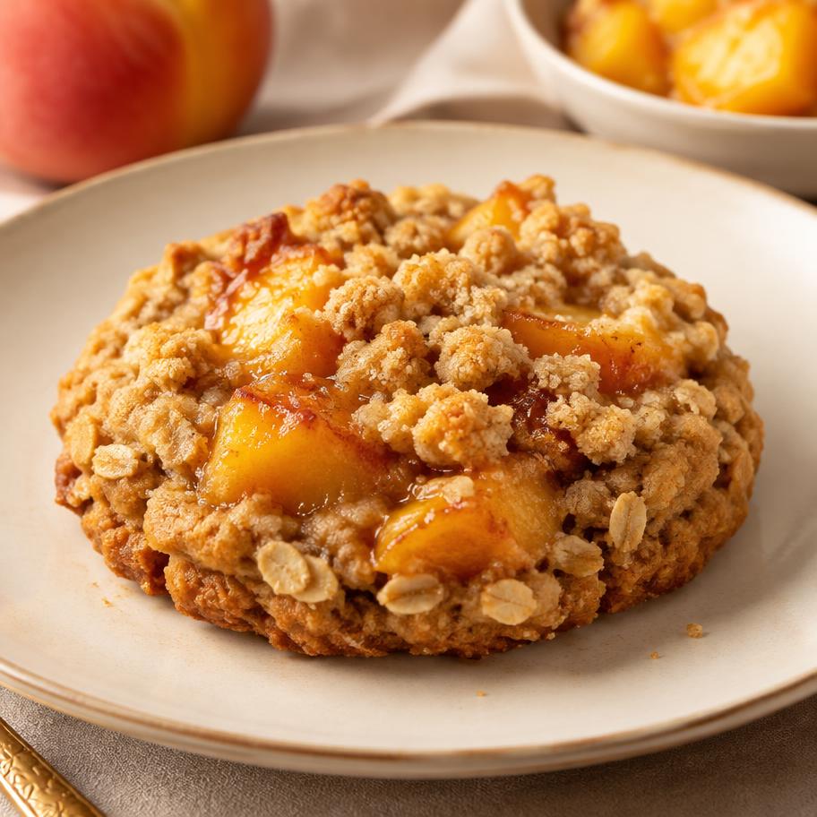 Peach Cobbler Oatmeal